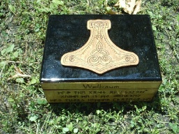 Thor's Hammer Asatru Altar Box