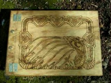 Celtic Dragon and Name Book of Shadows