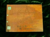 Red Ochre Pentagram Book of Shadows