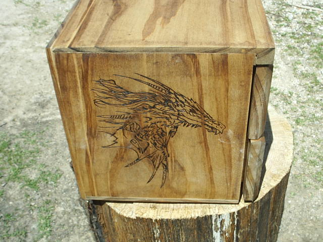 Medieval Dragon Artwork Dream Box Hand Crafted $129.99!