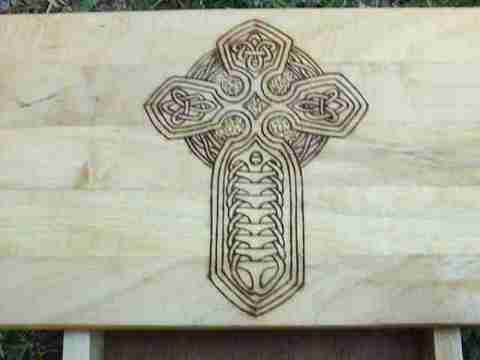 Intricate knotwork as was the foundation of the Celtic spiritual systems
