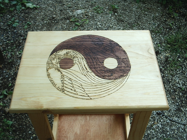 Stunning unique yin and yang design