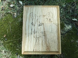 Cougar Totem Spirit Oak Accent Box