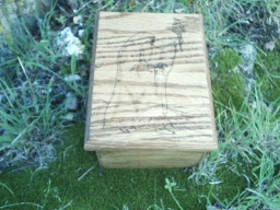 Hermit Journey Oak Accent Box