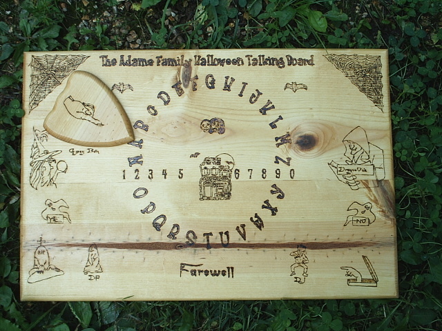 Each Ouija Board is hand made as if it was my own