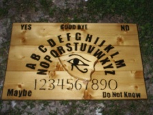 Magically Infused Ouija Type Board