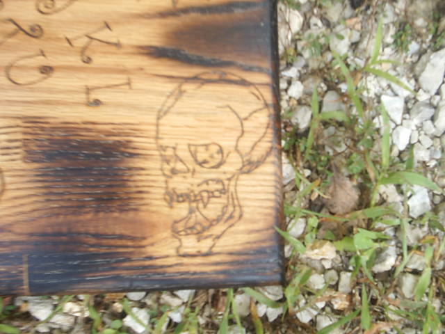 Gothic Undead Spirit Board Skull