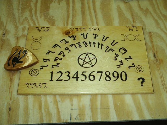 Theban Alphabet Witches Board Ouija Style by DragonOak