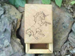 Standing Unicorn Tarot Box