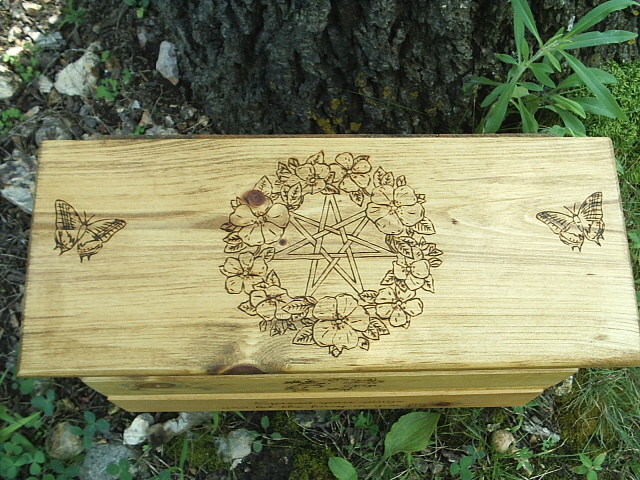 Top view of the Fairy Magick altar