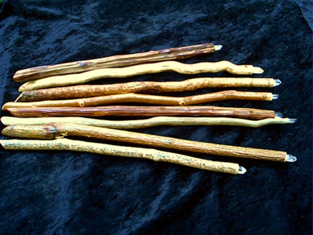 Witches Wands.  Each piece is unique