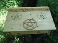 New Age Wicca Witch Altar