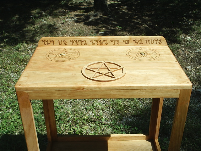 Wicca Coven Altar of Witchcraft is a DragonOak original