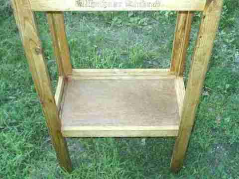 Shelf on lower half of altar adds stability and accommadates your ritual tools to be put aside without breaking the circle, and serves as storage for your ritual ceremony tools when not in use.