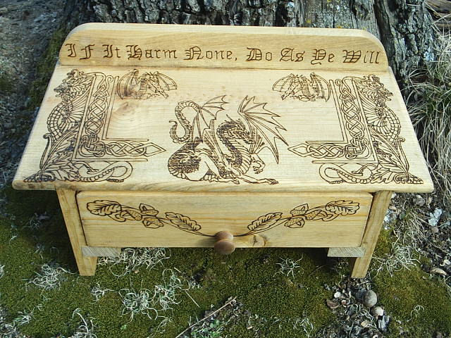 Dragon Realm Altar With Drawer