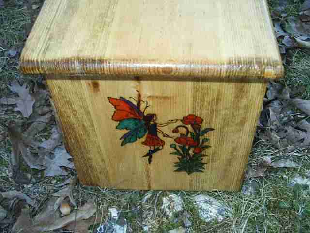 Drawer is personalized with name and a quote from Gypsy, 