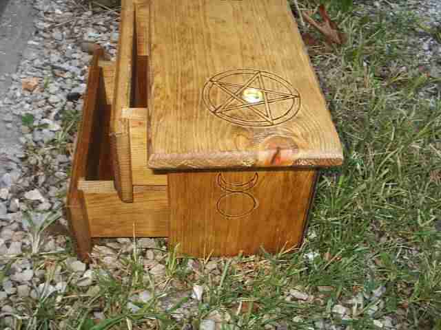 Drawers for safe keeping of magickal items