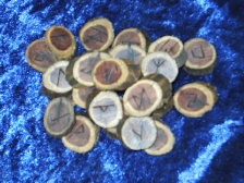 Real Wood Rune Sets cut from wind blown branches