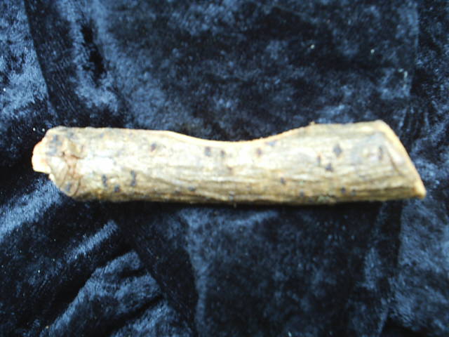 Each branch is individually carved as shown so that the ogham symbol can be wood burned