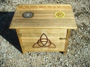 Sun Moon God Goddess Triquetra Altar