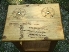 Pagan Goddess Altar Stand