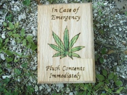 Hemp Humor Oak Accent Box