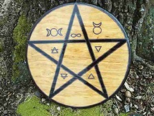 Large Pentacle Altar Paten