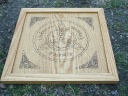 Triquetra Symbol Pendulam Charts Board