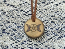 Goddess Pentacle Tribal Necklace