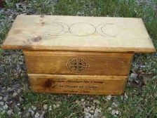 Maiden Mother Crone Goddess Altar