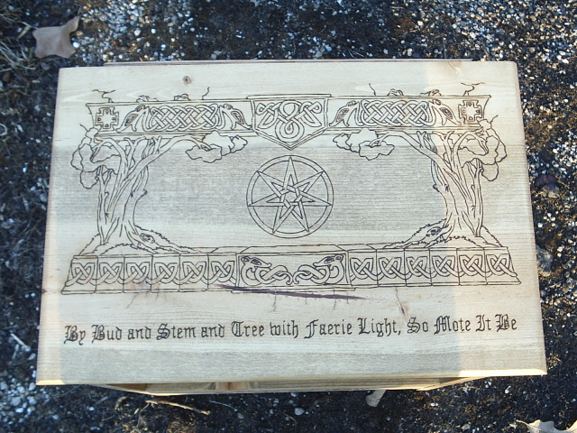 Custom Altar Top with Fairy Star