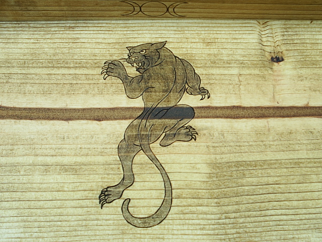 Full view of the black panther animal totem