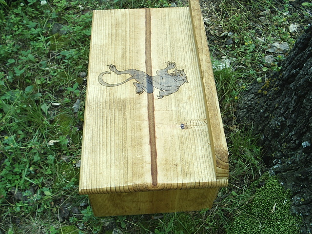 Side view of the animal totem of the black panther