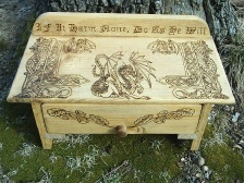 Mythical Dragon Drawings Pagan Altar