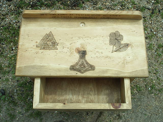 Runic Almage to Asgard Quote on Backboard