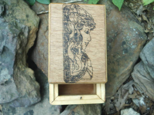 5 X 7 X 3 1/2 inch box for magickal protection